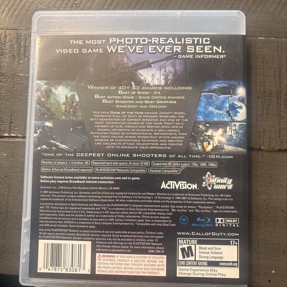 Call Of Duty 4 Modern A986 2