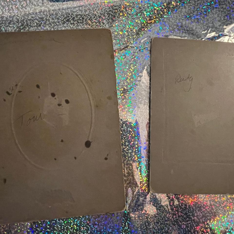 Set Of 2 Vintage Tintype 2ec3 2