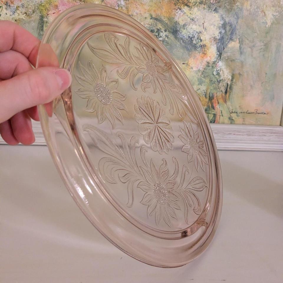 5060s Vintage Pastel Pink Floral