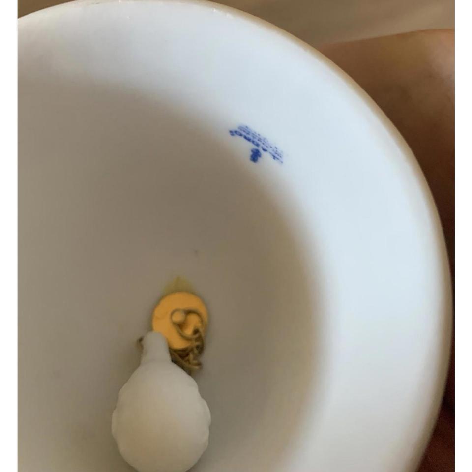 Vintage Lladro Christmas Bell 1989 E213 5