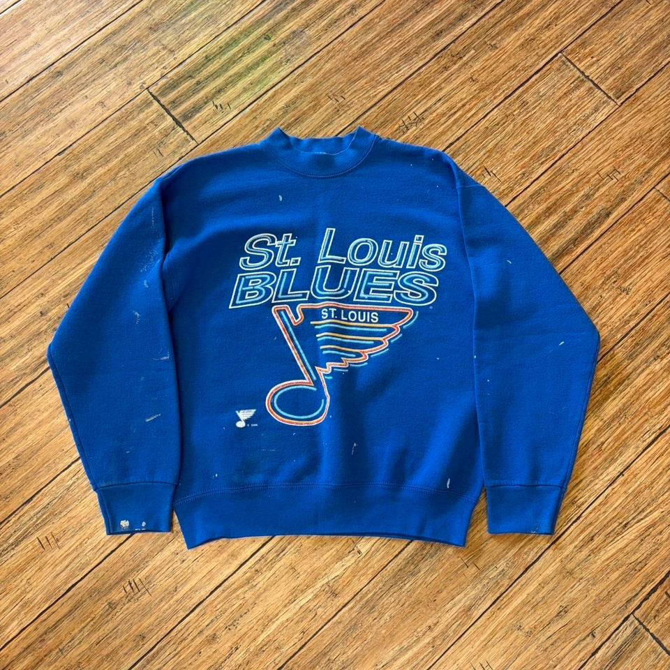 Vintage St Louis Blues Blue Bc12