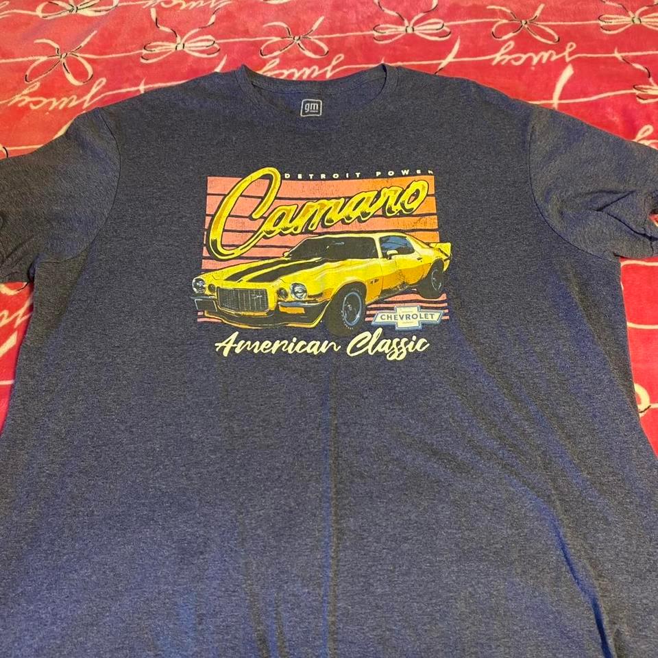 Chevrolet Camaro Navy Blue T Shirt 4206