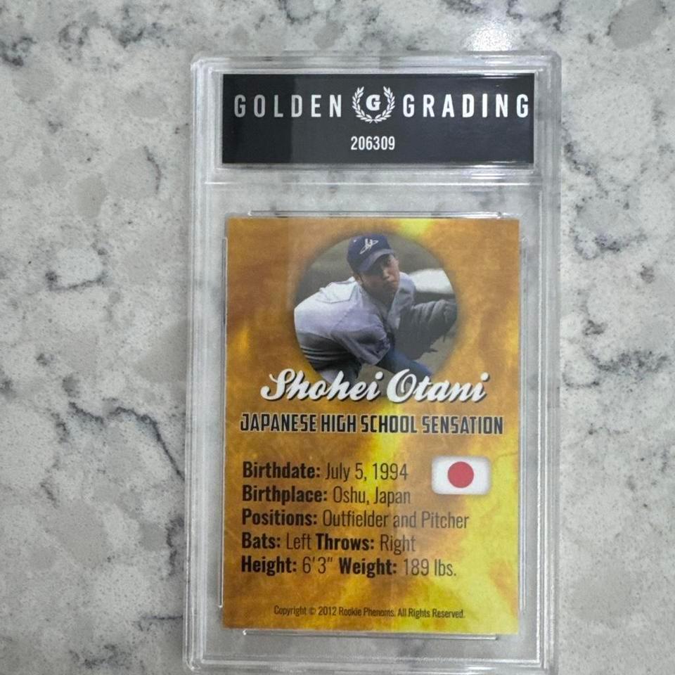 Shohei Ohtani 2012 Rookie Phenoms 5871
