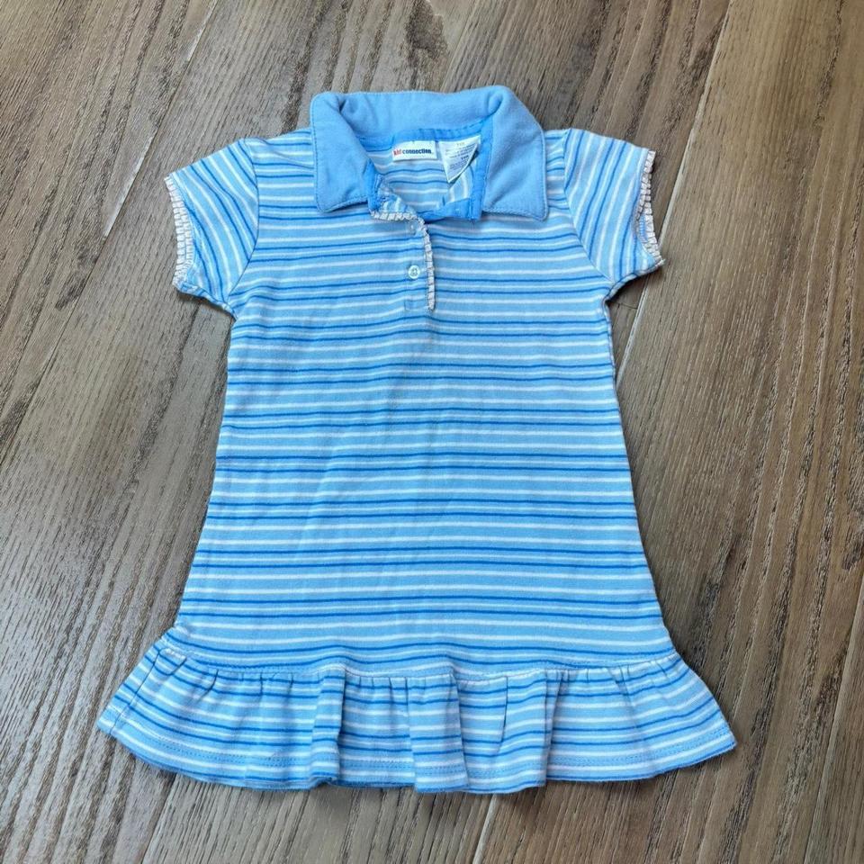 Vintage Y2k Toddler Stripped Dress 4533