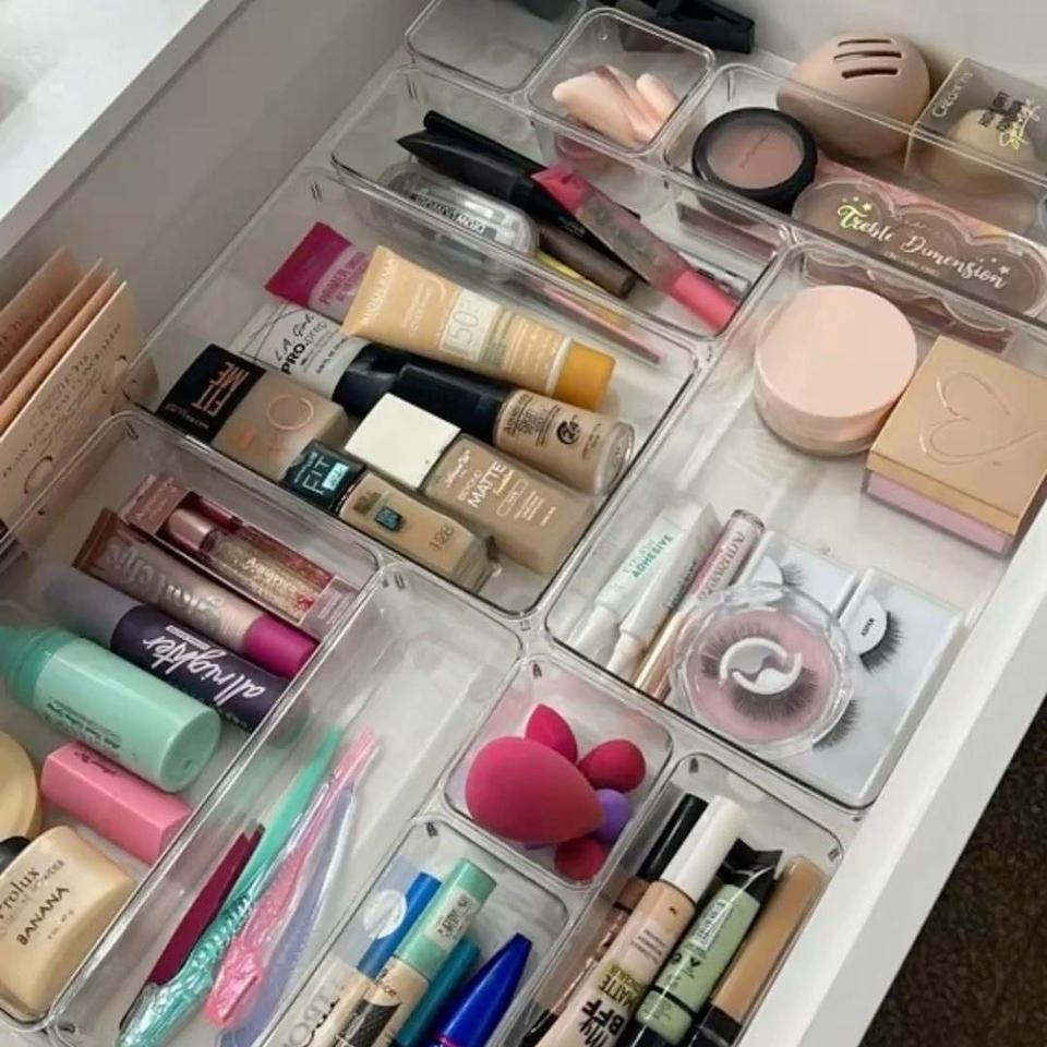 Clear Square Makeup Organizers 3 47b8