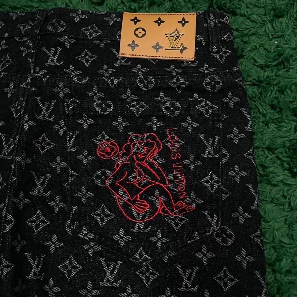 Lv Black Monogram Print Design 0cca 5
