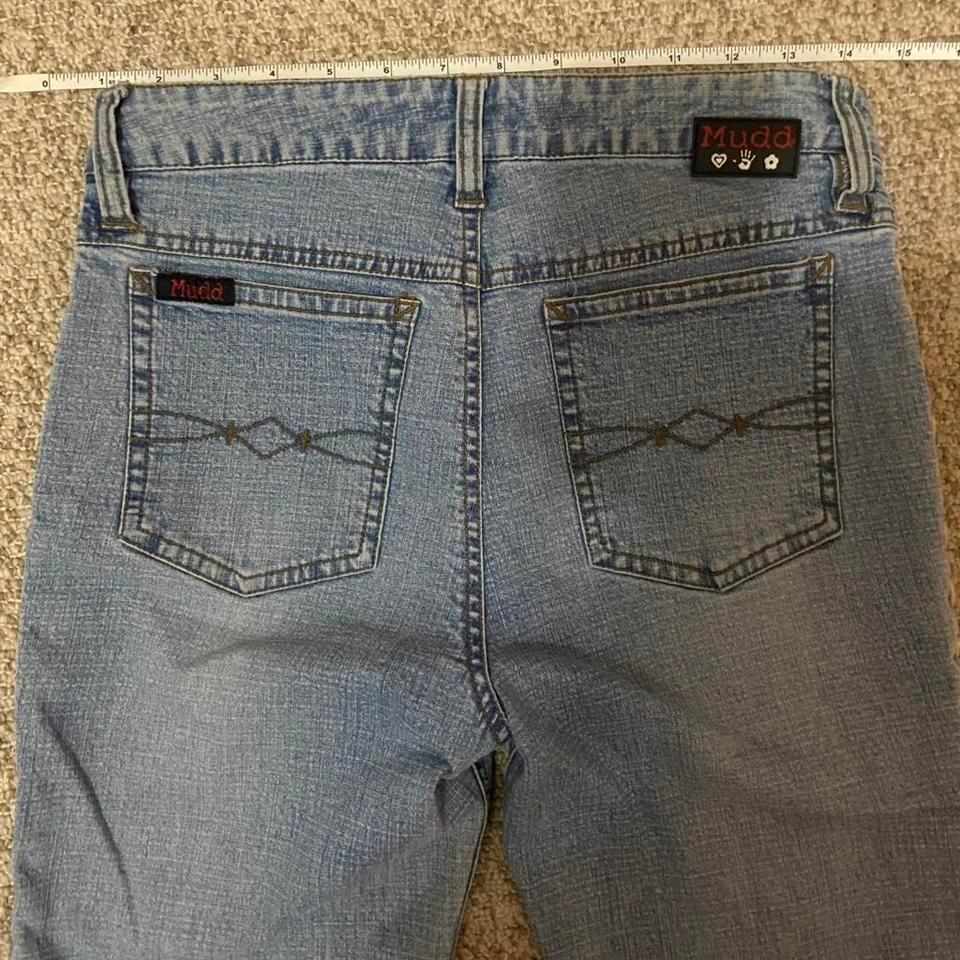 Mudd Blue Denim Flare Pants 6
