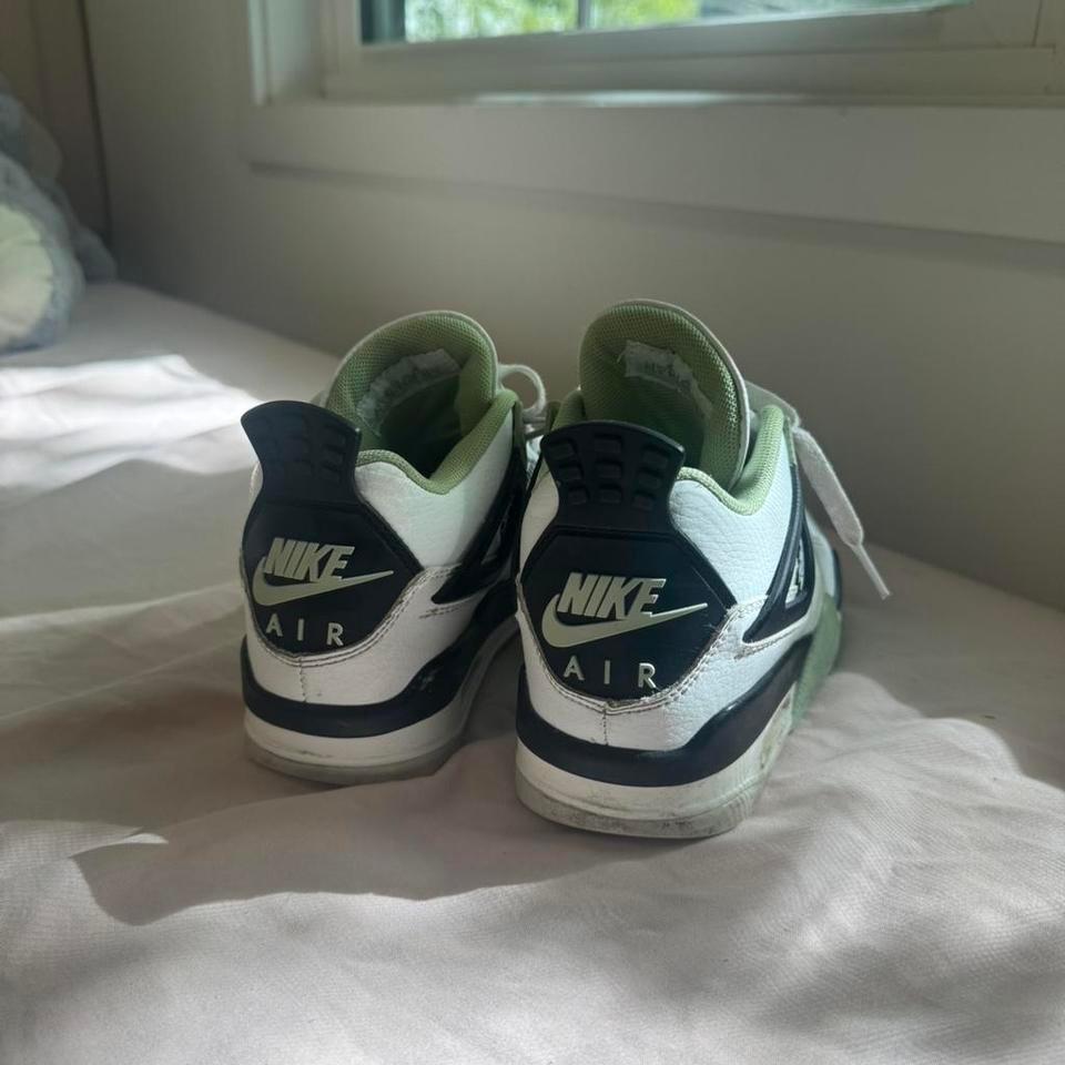 Jordan 4 White Green Trainers Fe19 2