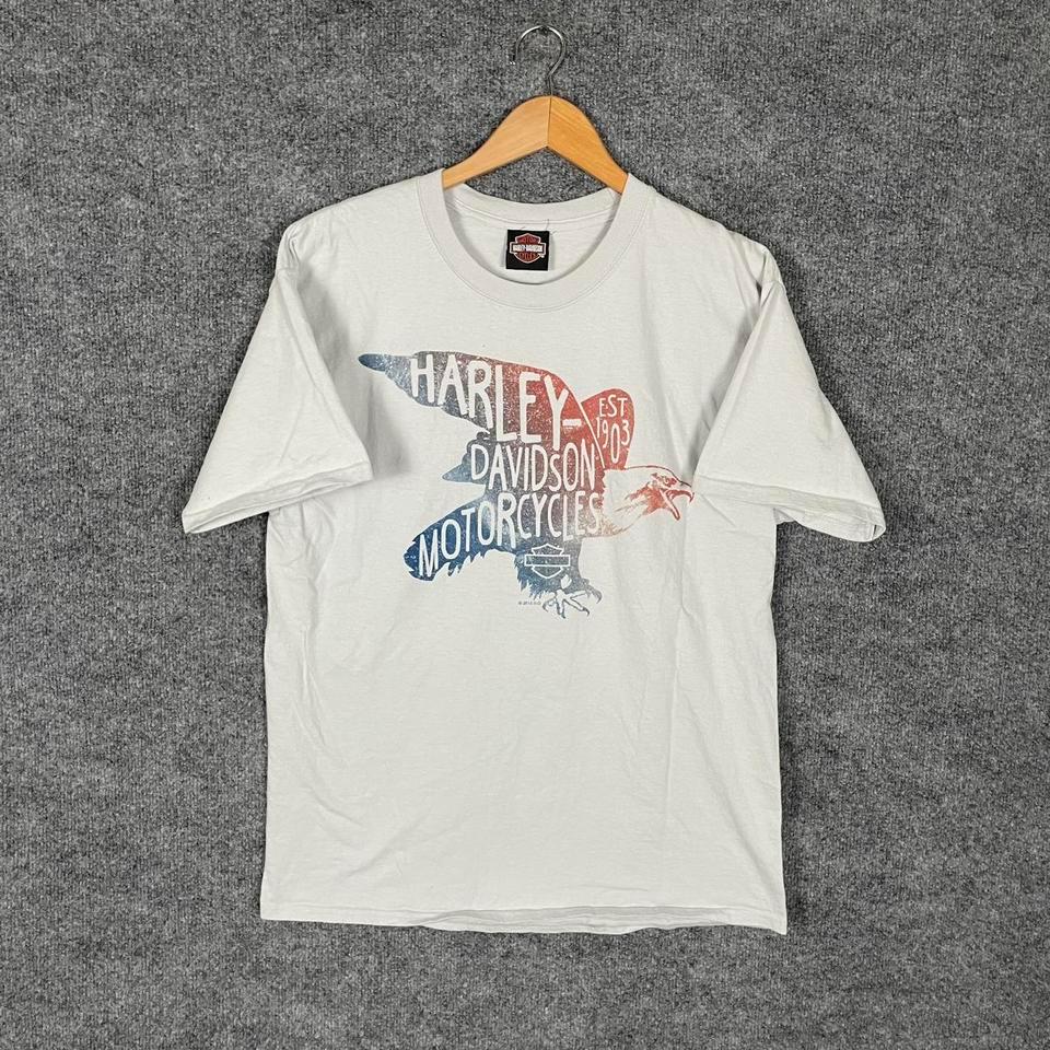 Harley Davidson Biker Tee Sizelarge 9354 4