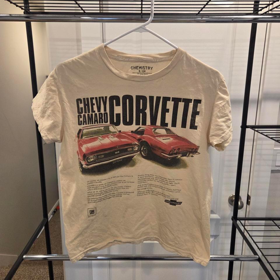 Cream Chevy Camaro Tee Streetwear
