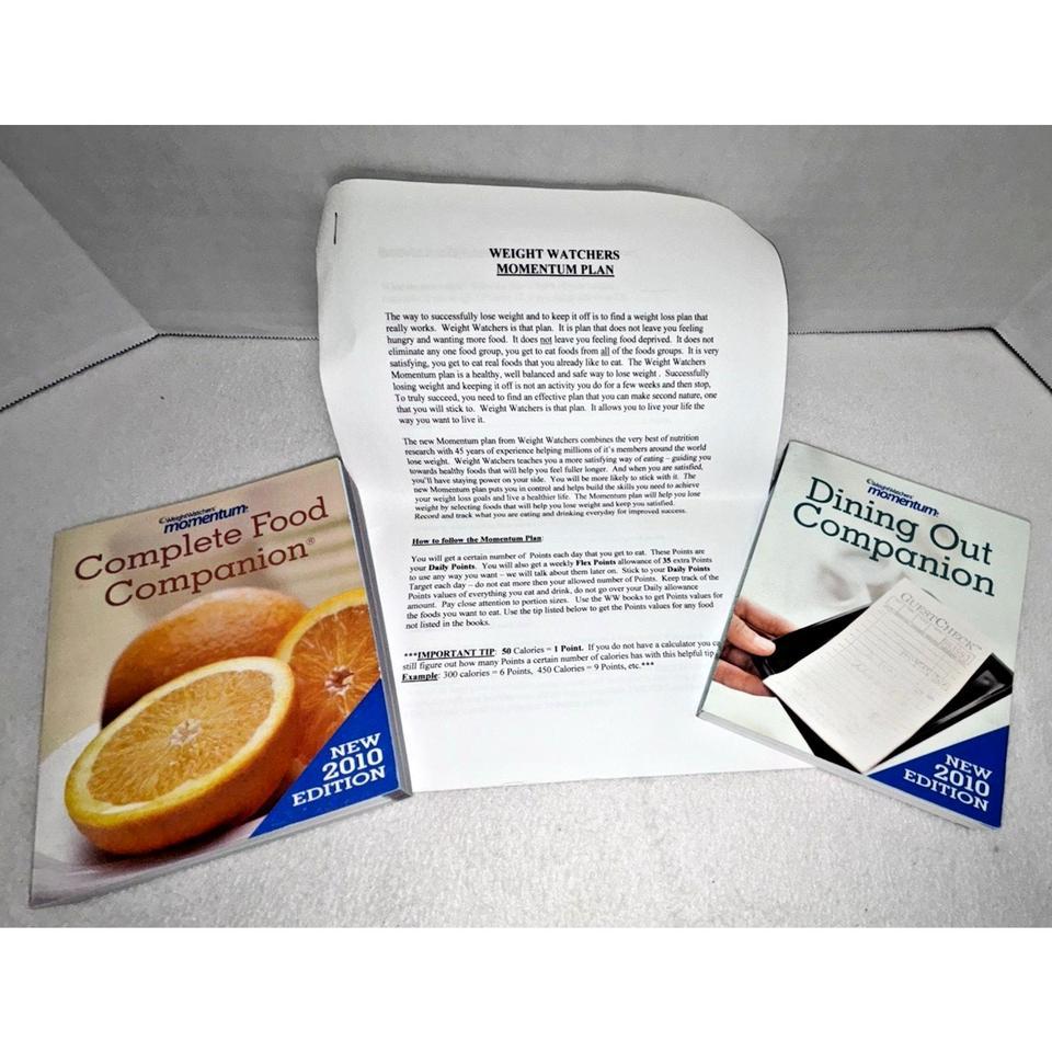Weight Watchers Momentum Program 2010 47eb