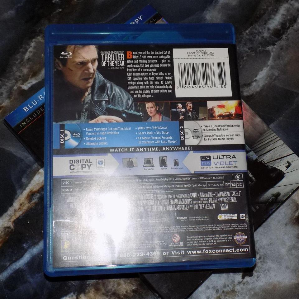 Taken 2 Blu Raydvd 2013 2 Disc 3