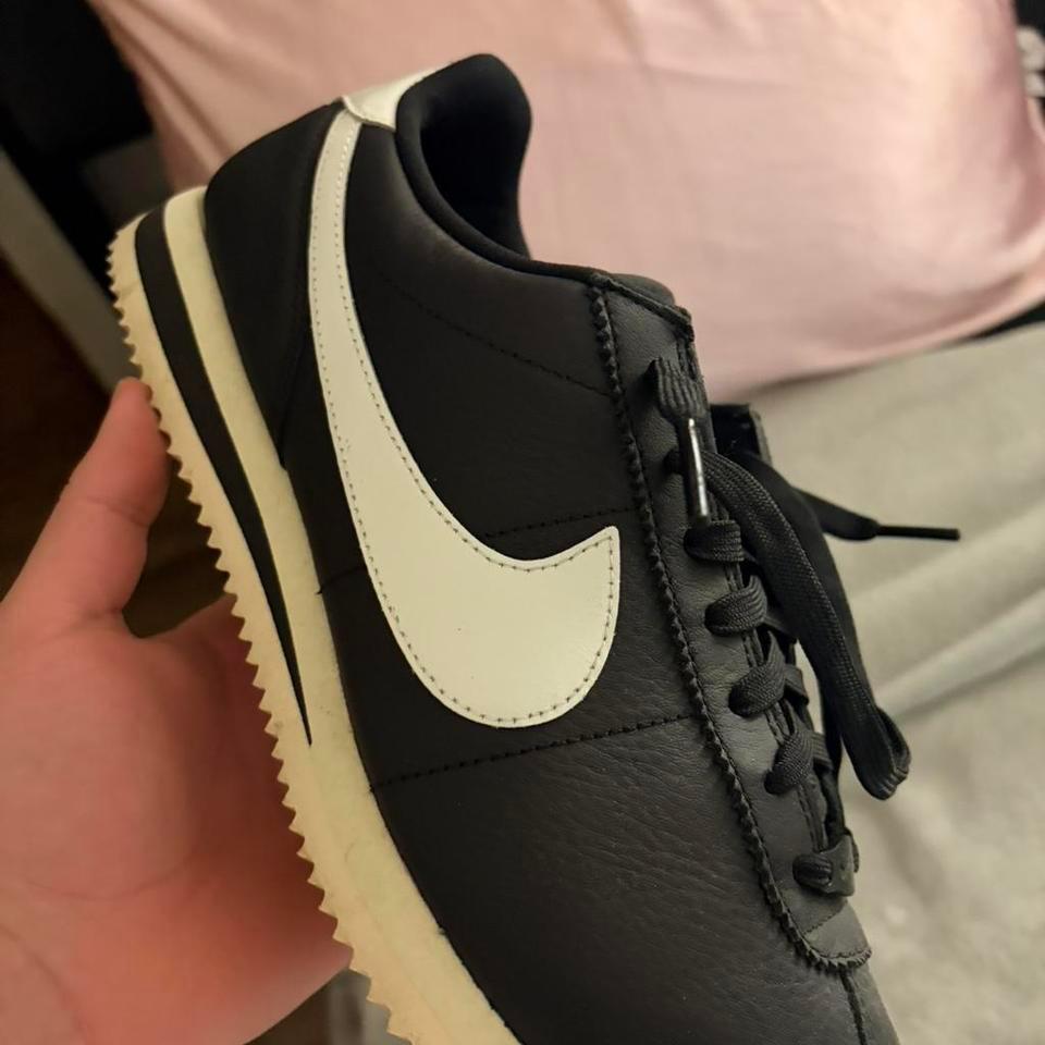 Nike Cortez Black Trainers Sneakers Eda4 2