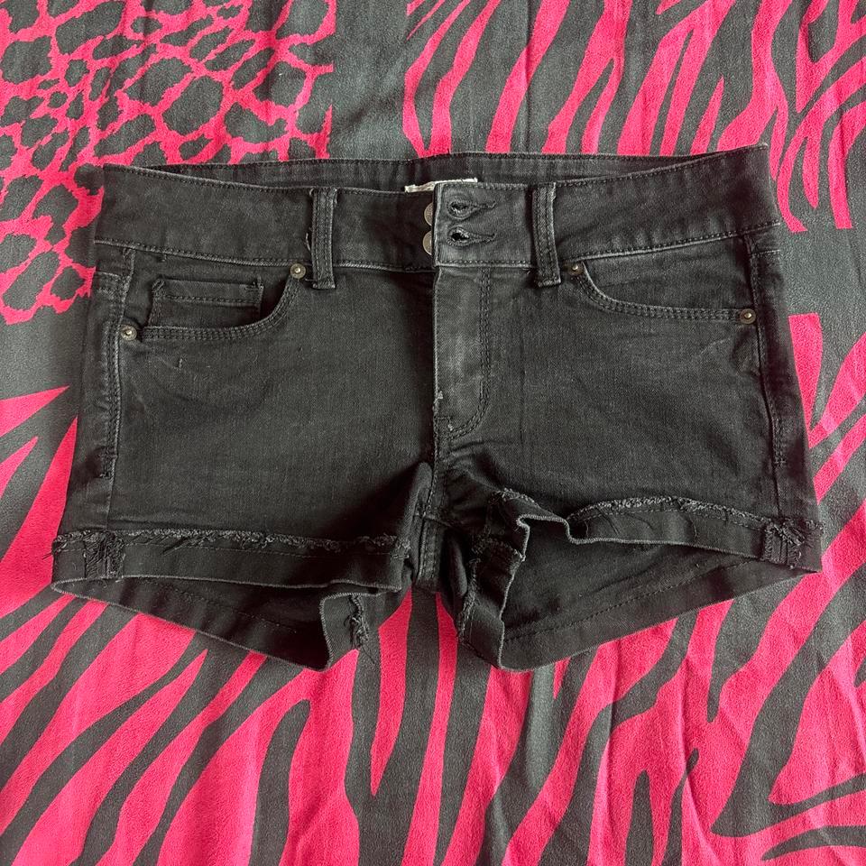 Mudd Black Denim Shorts With Ce14 2