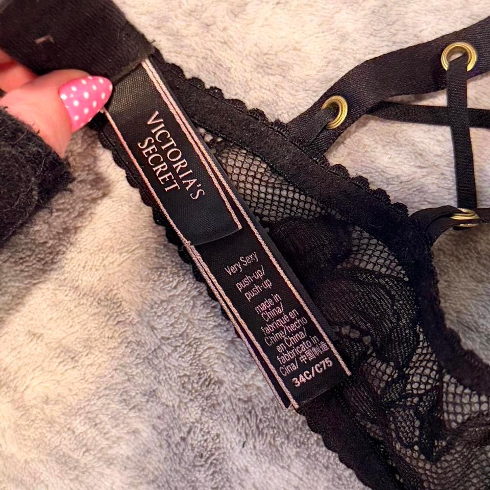 Victoria Secret Black Lace Push 93aa 5