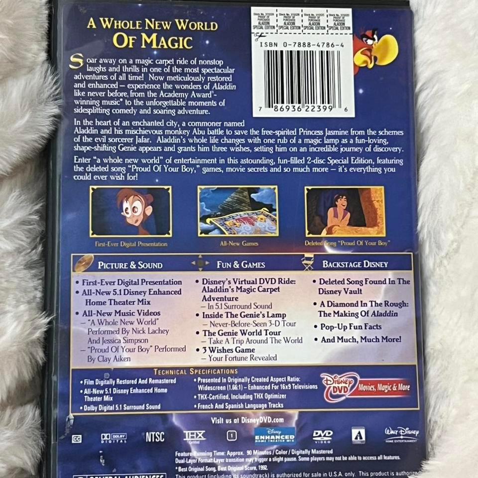 Aladdin 2 Disc Special Edition Dvd Eb0a 3