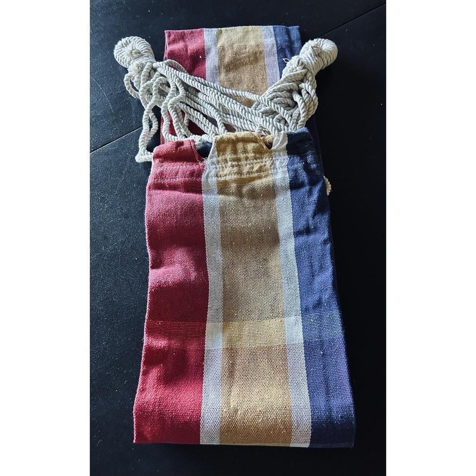 Striped Hammock Cotton One Person 4825