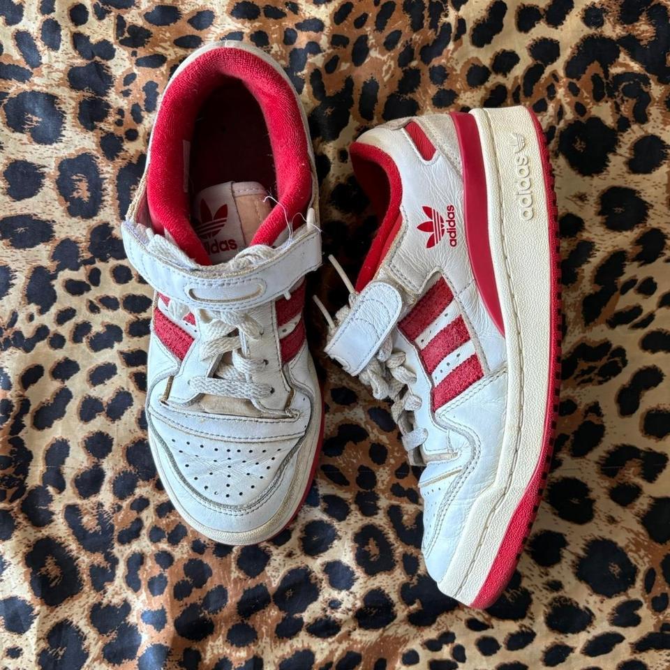 Red Adidas Forumn Low Womens
