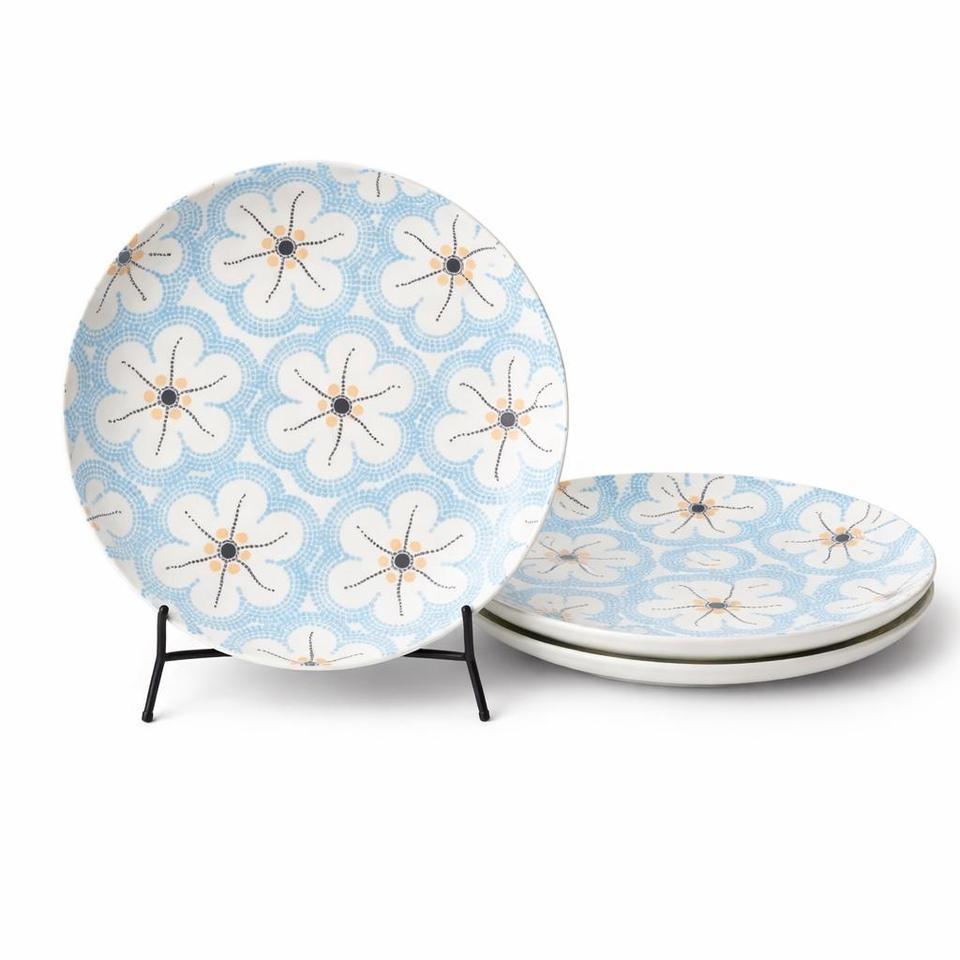 Set Of 3 Anthropologie Blue 4313