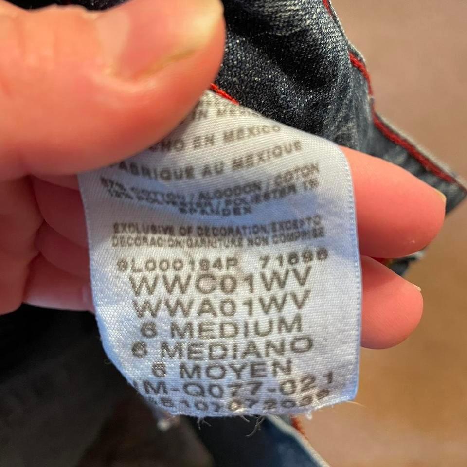 Wrangler Jeans With Red Stitching 6ebb 5