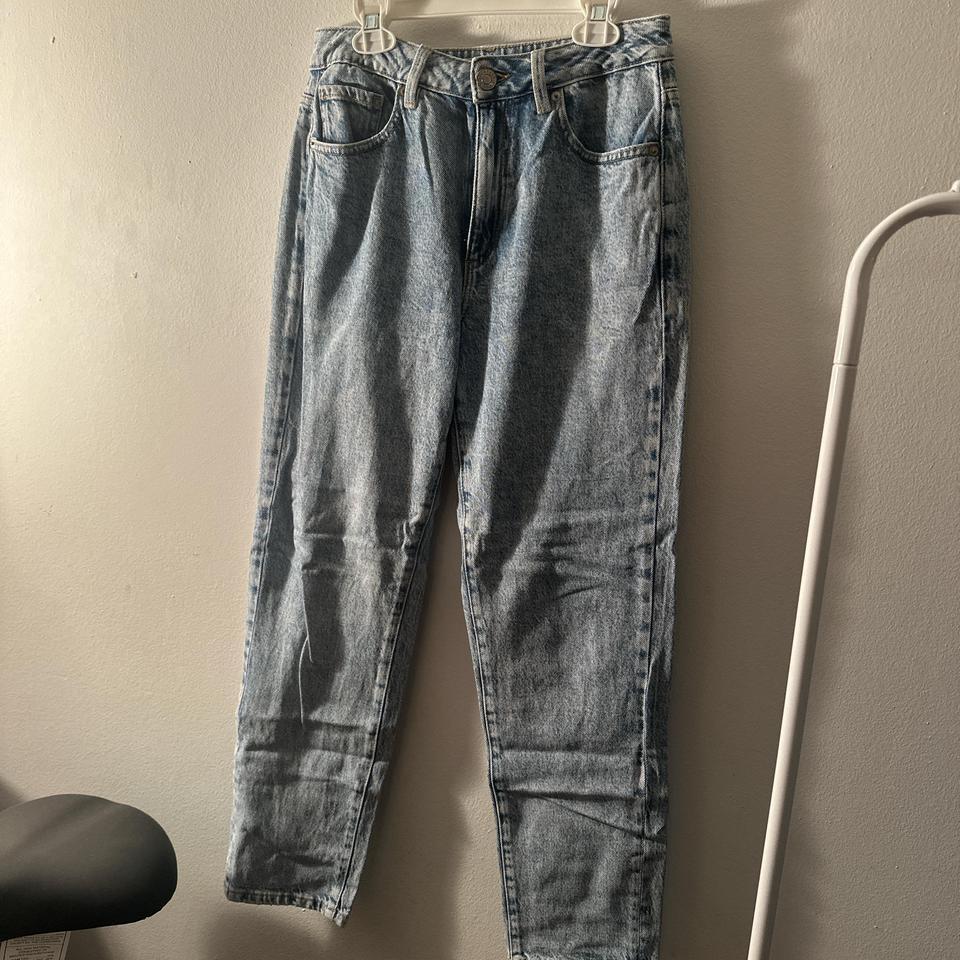 Garage High Waisted Blue Mom Jeans