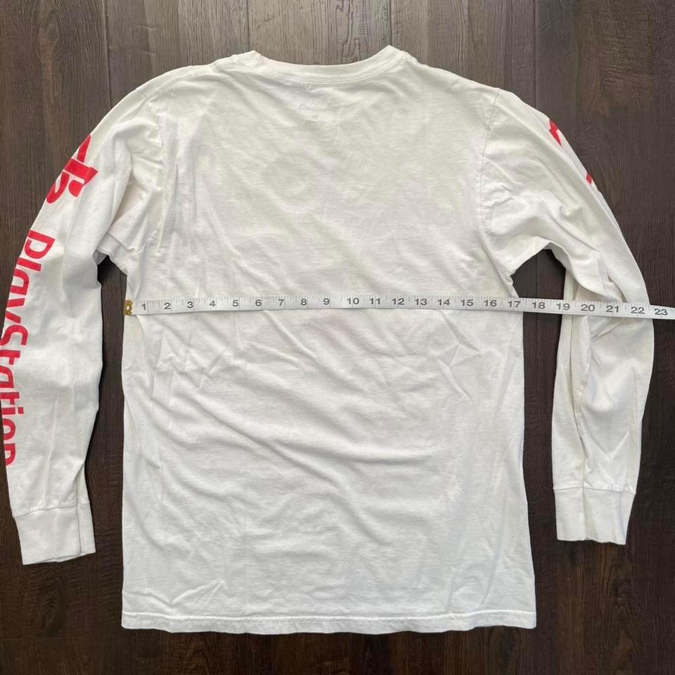 Playstation White Red Long Sleeve 4aa2 5