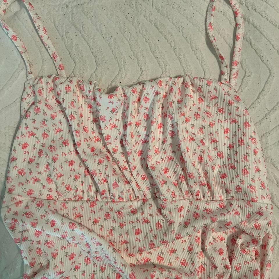 Shein Pink Floral Dress Size B2bd 2