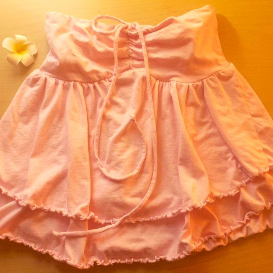 Pink Ruffle Baby Doll Tube B5d2