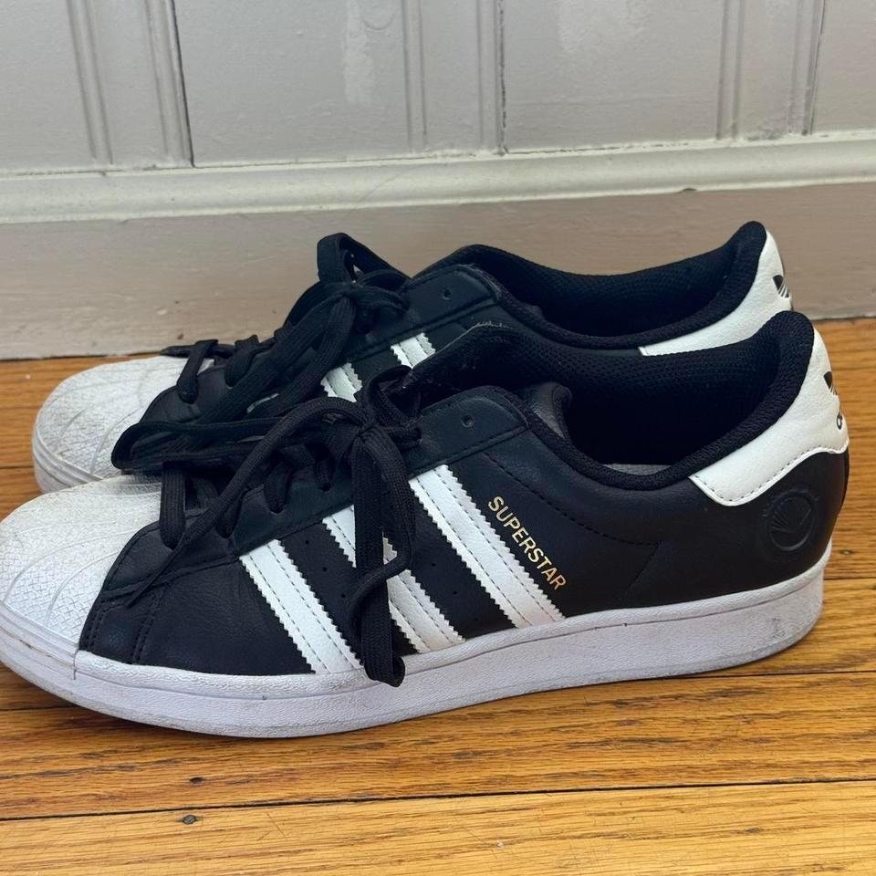 Adidas Black White Superstars A02c 3