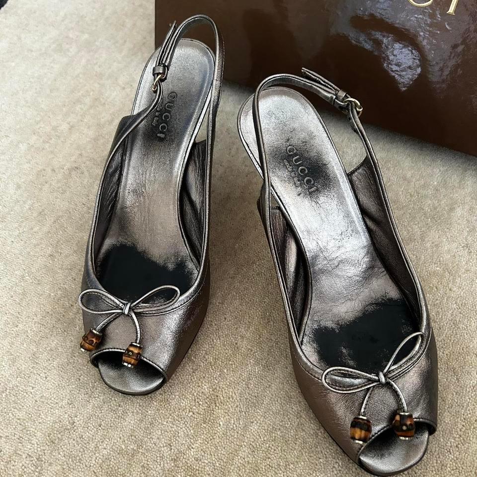 Gucci Open Toe Copper Pump 3