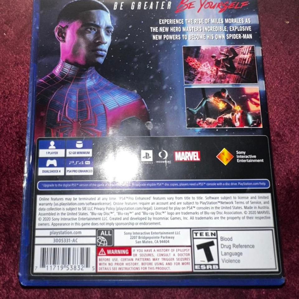 Marvels Spider Man Miles Morales Ps4 3afb 2