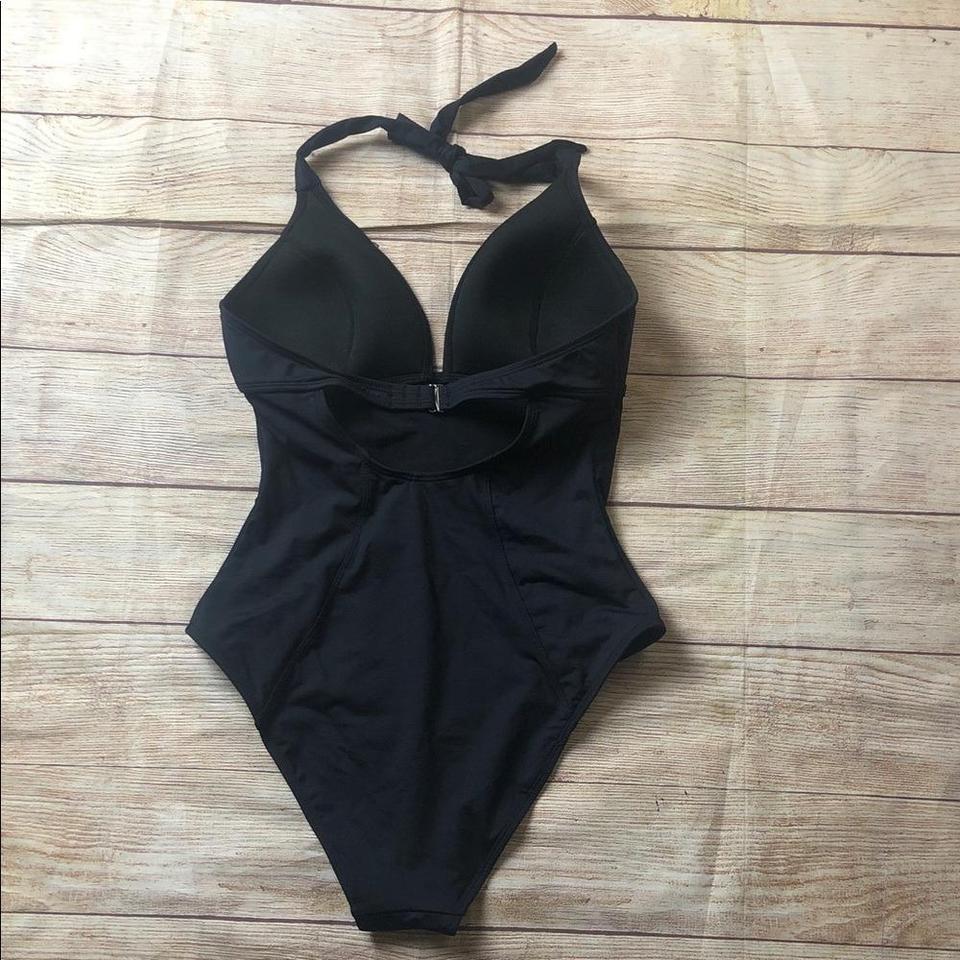 Nwt Slimming Black Halter One Piece 58b3 8