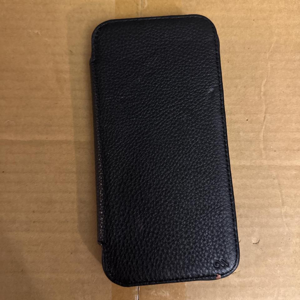 Genuine Leather Wallet Folio Magsafe C9e4 2