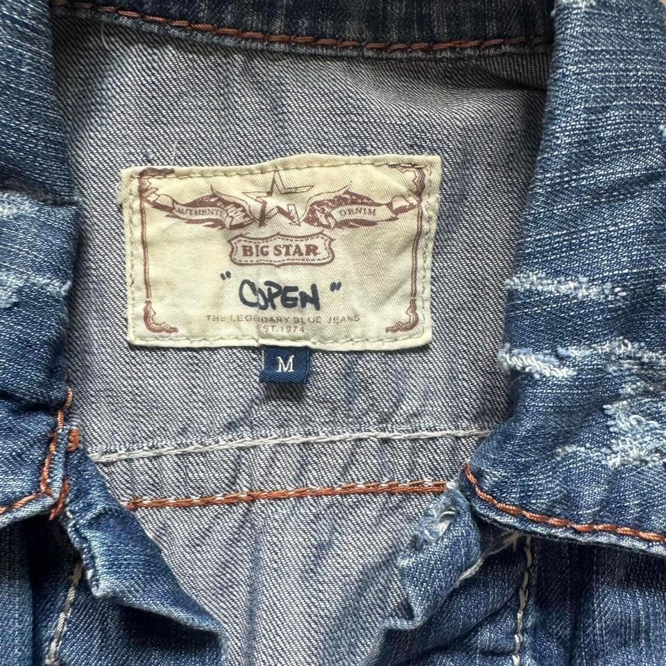 Big Star Denim Jacket Size 649a 3