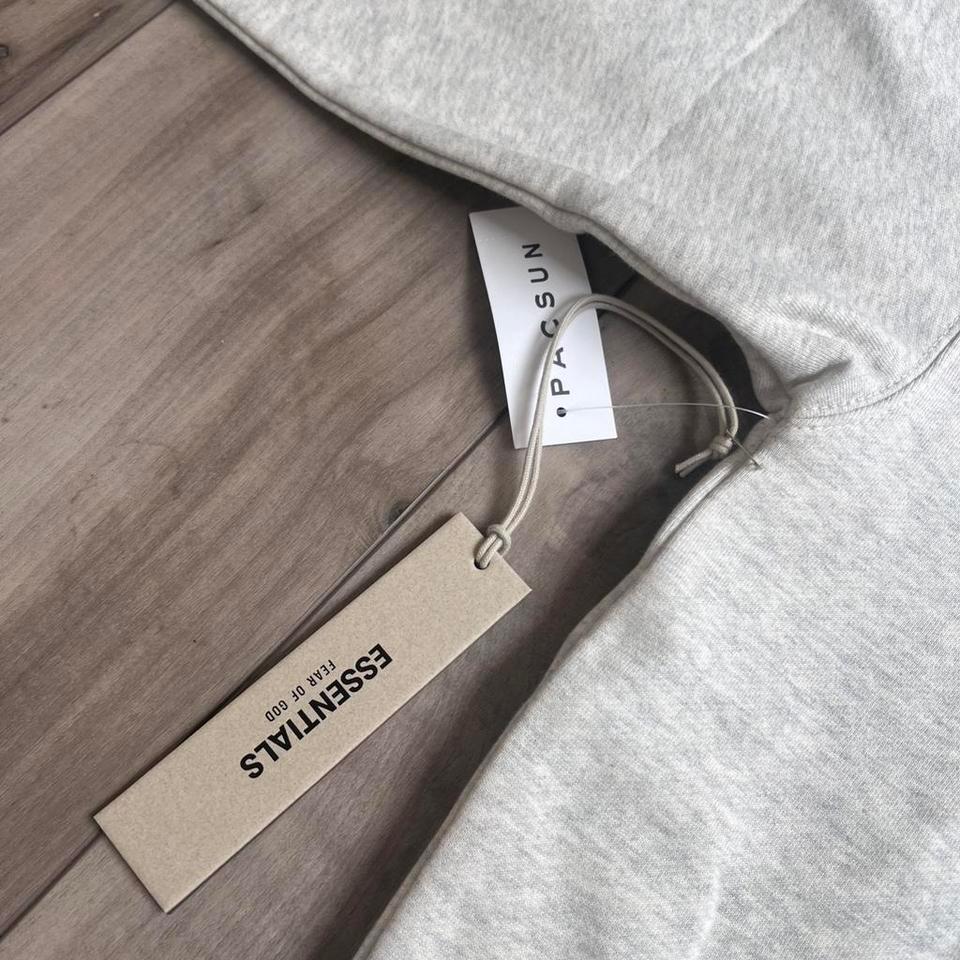 Light Oatmeal Essentials Ss22 Hoodie 955d 3