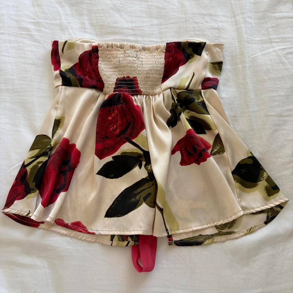 Ecote Rose Design Tube Top 044f 2