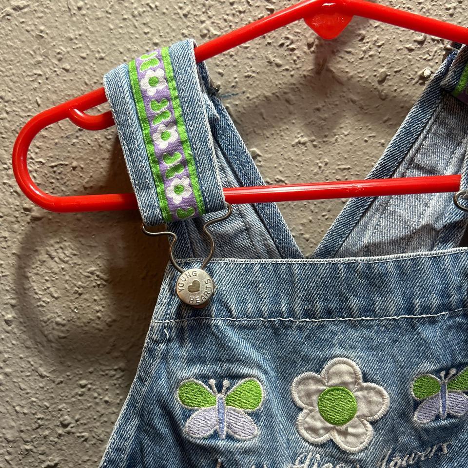 Vintage Blue Denim Overalls With 47aa 3
