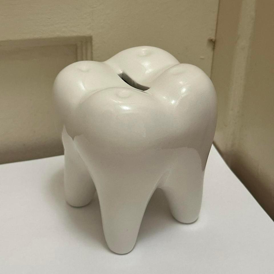 Vintage Ceramic Mini Tooth Bank 5950