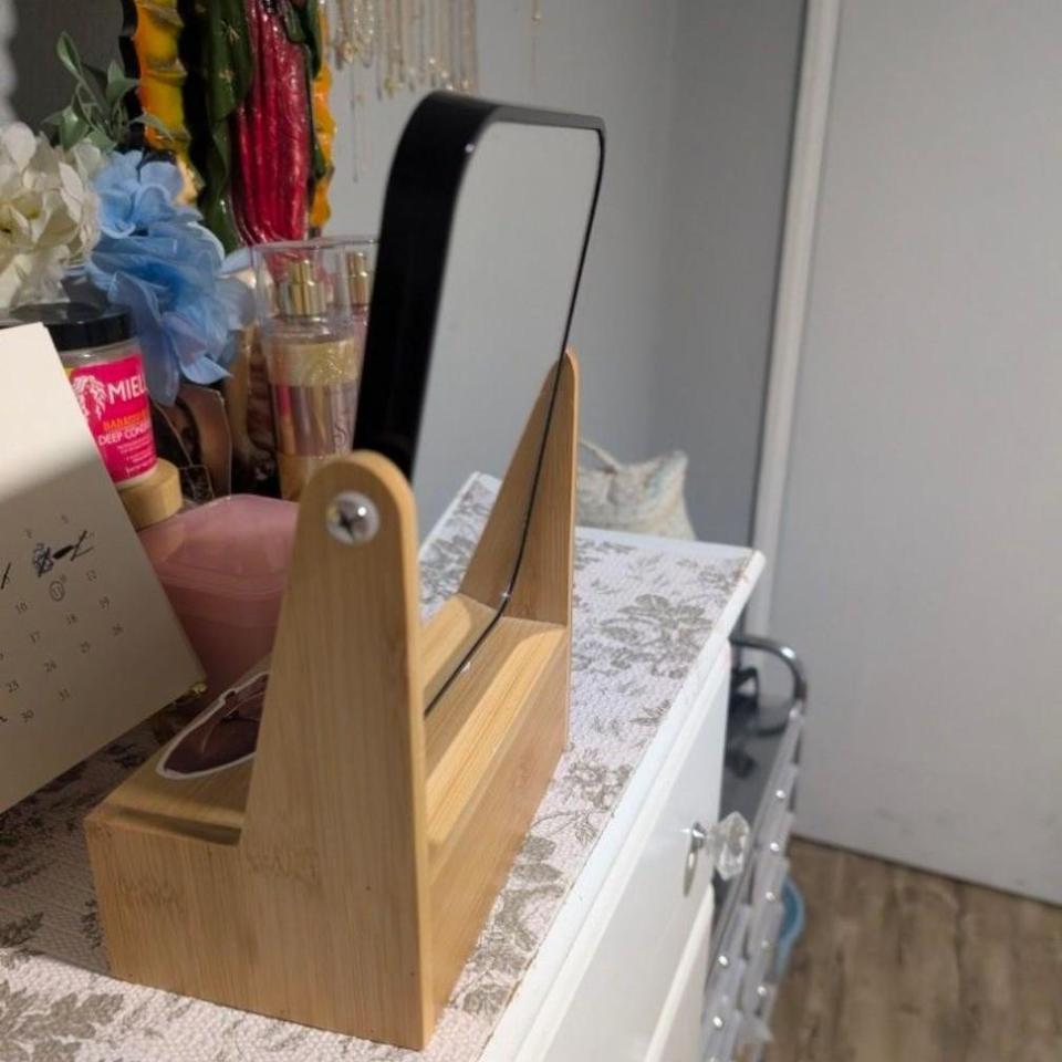 Bamboo Mirror With Stickers Bamboohut 3