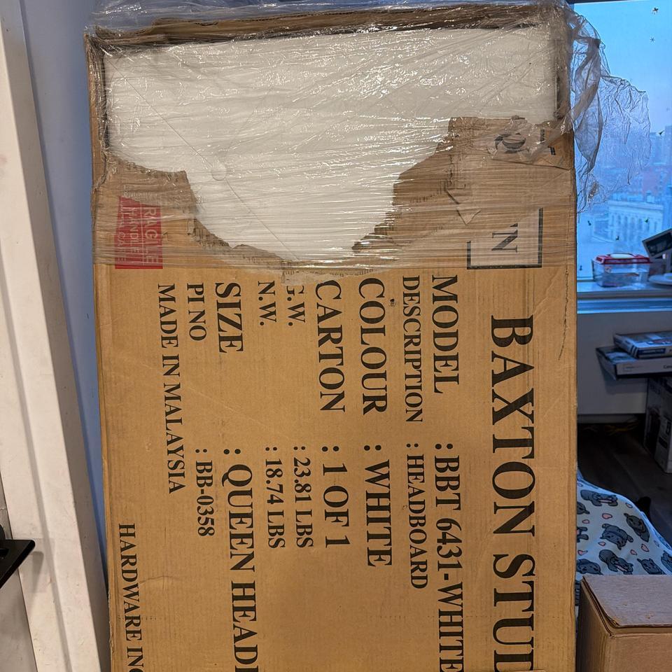 Baxton Studio White Queen Headboard 80e3