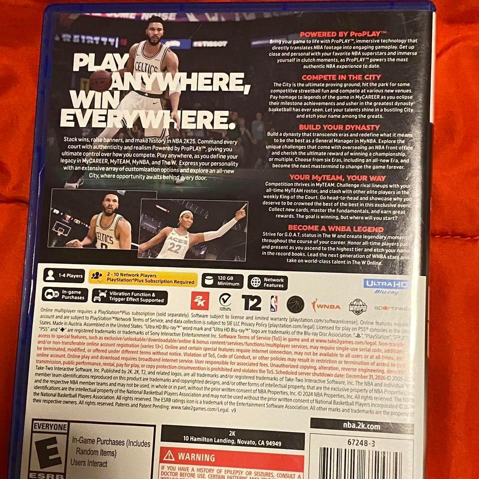 Nba 2k25 For Ps5 In 3