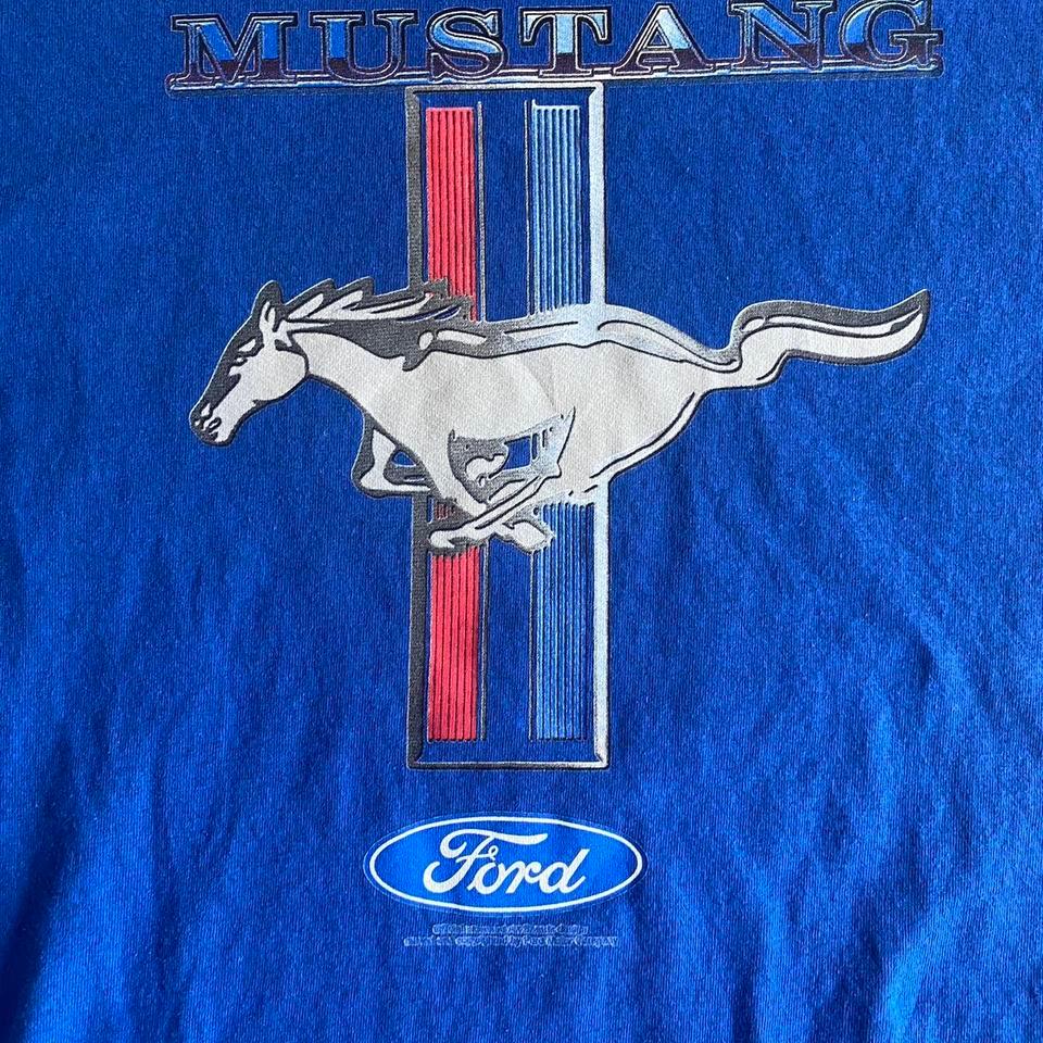 Vintage Blue Ford Mustang Car 0d08 2