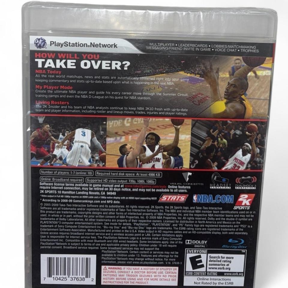 Sealed Nba 2k10 Ps3 Game 5