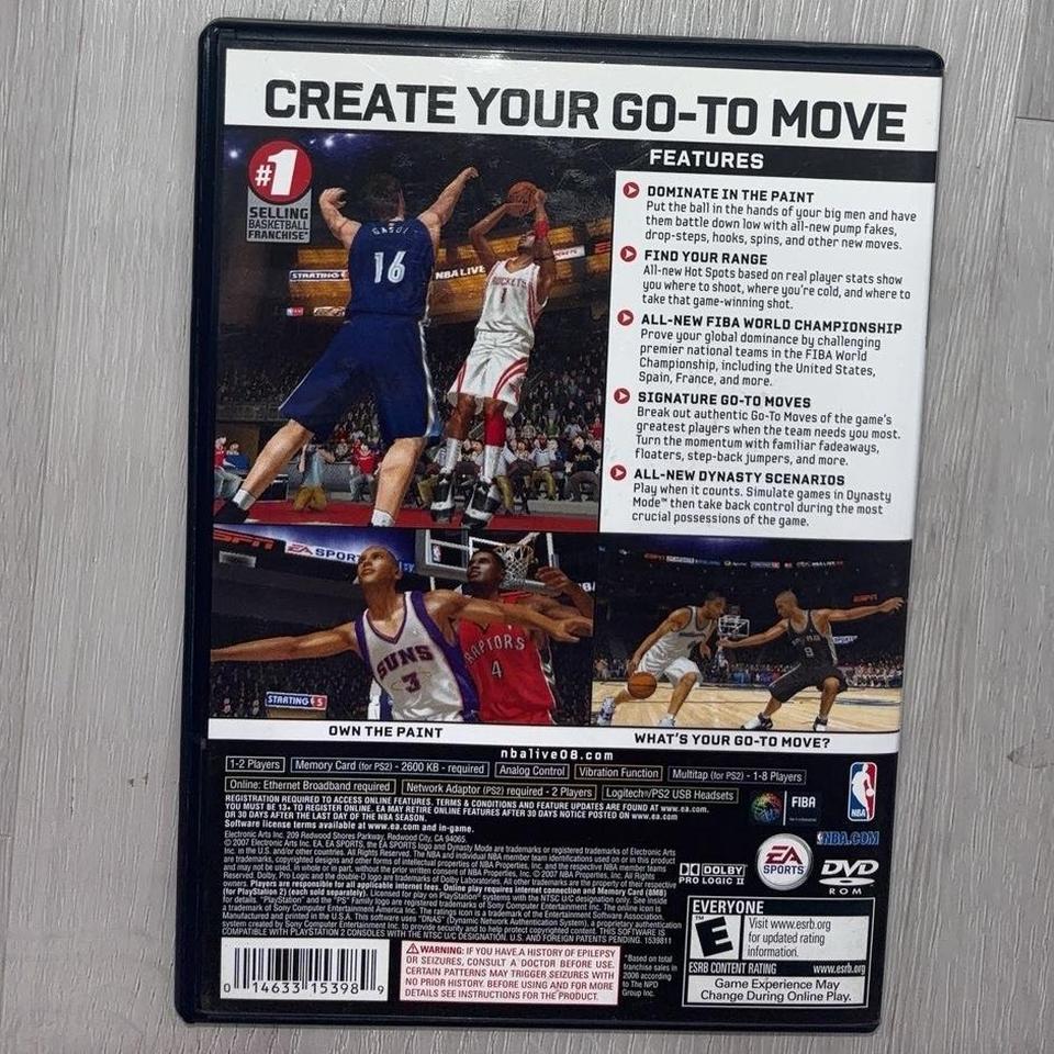 Nba Live 08 Ps2 Game 81dc 4