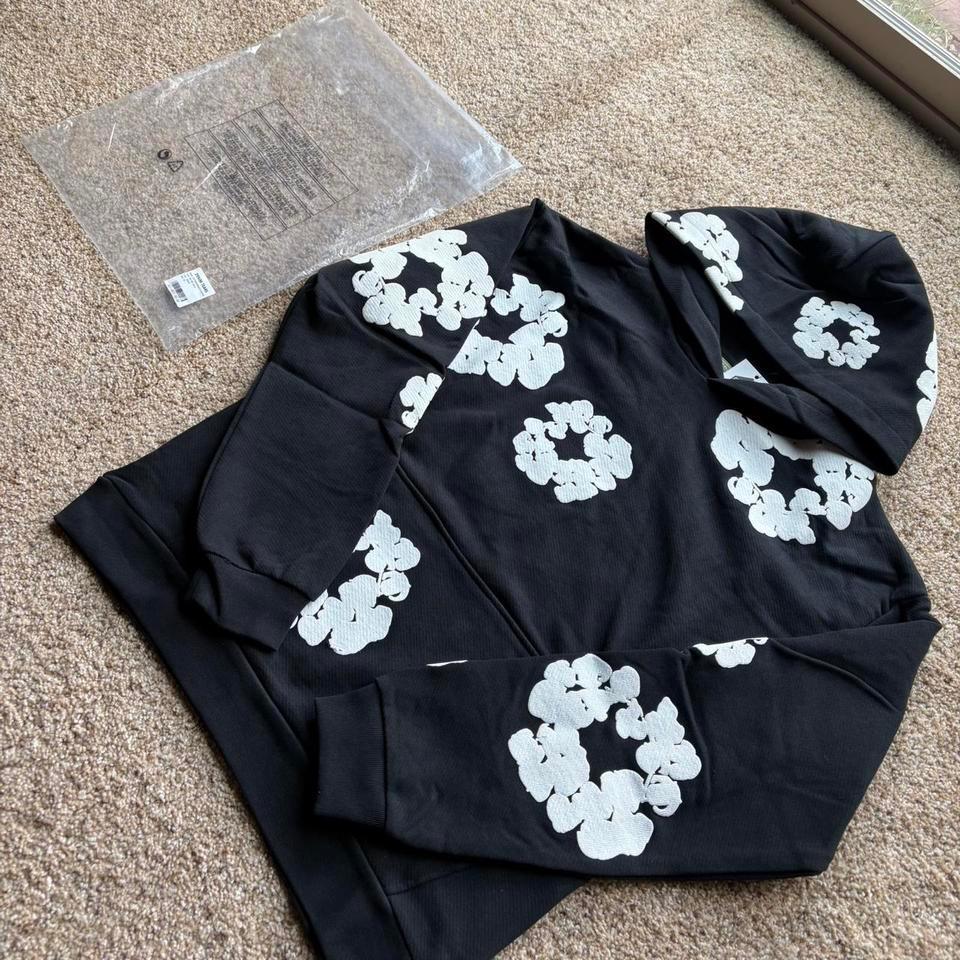 Denim Tears Hoodie Color Black 1cb1