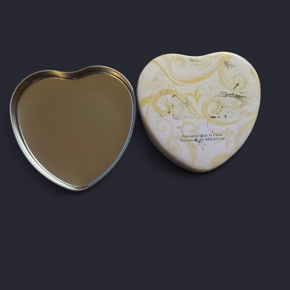 Vintage Brighton Heart Shaped Tin 8073 3
