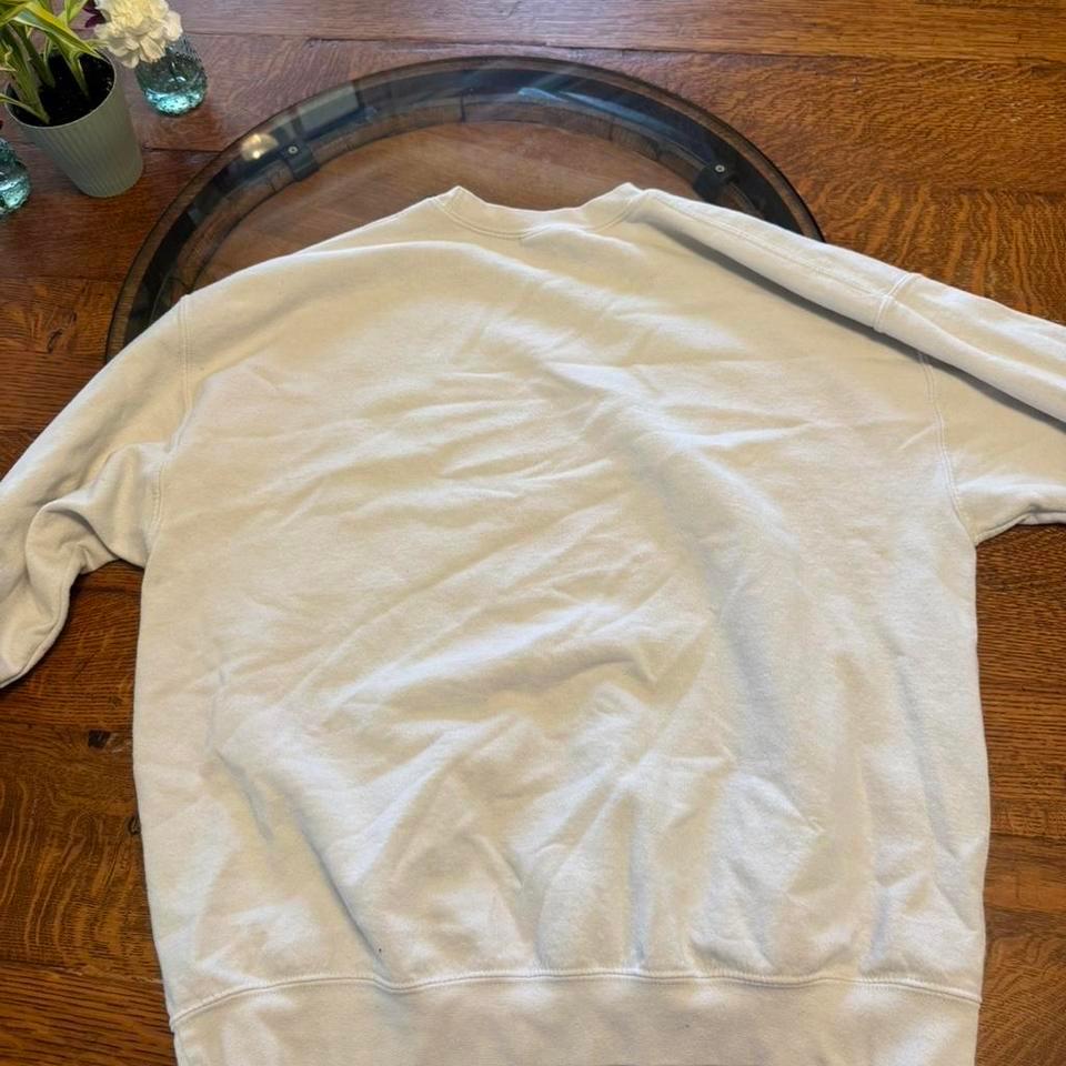 White Crewneck Sweatshirt With Ski 9db6 2