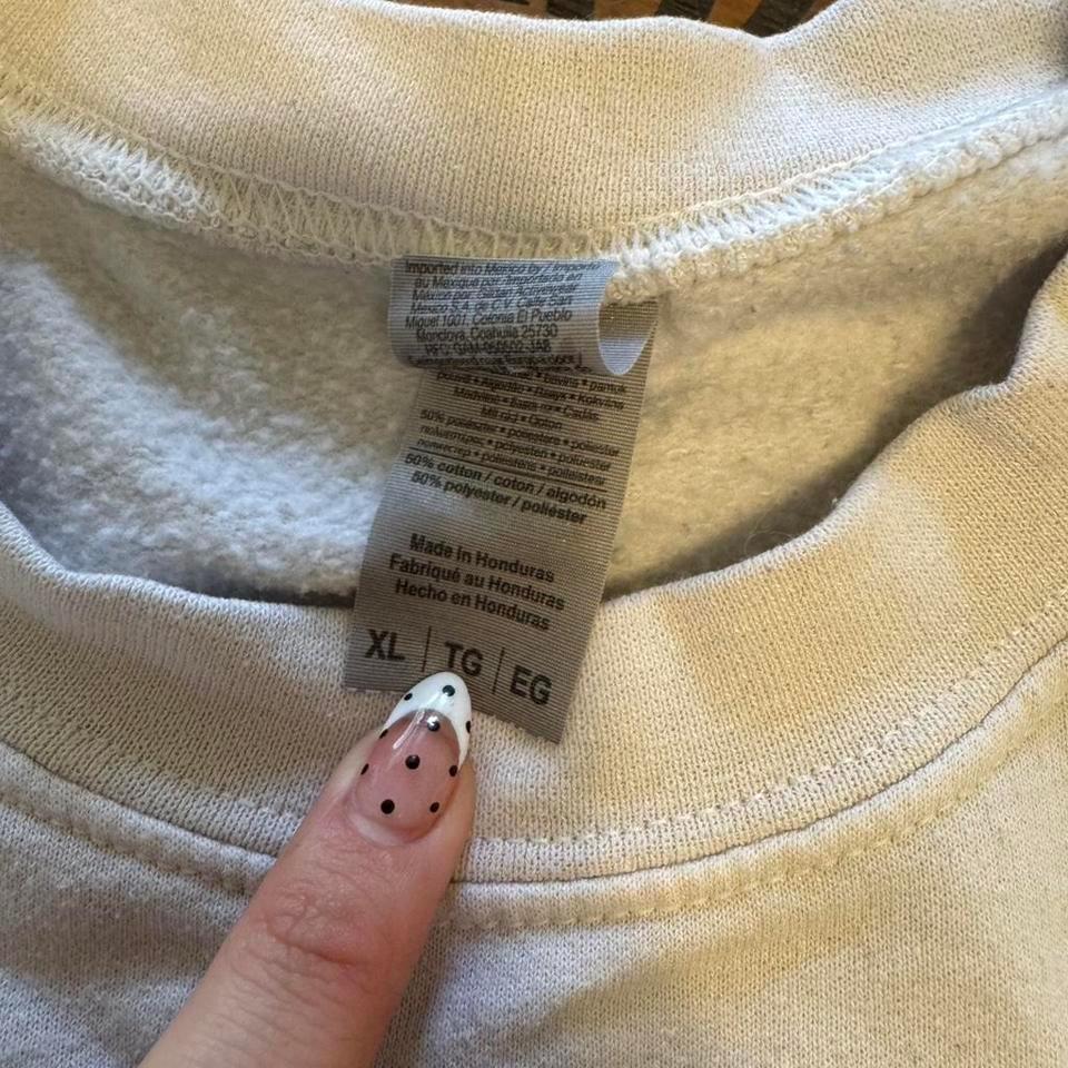 White Crewneck Sweatshirt With Ski 9db6 3