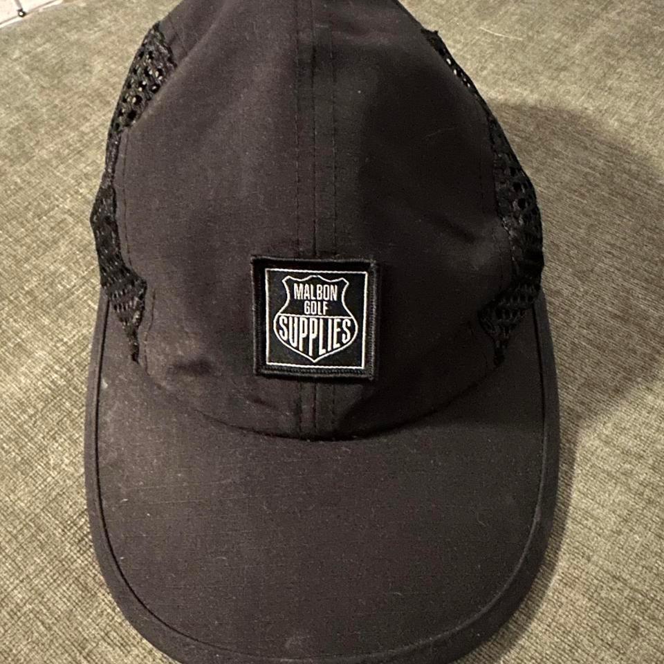 Malbon Black Golf Hat With 08ca