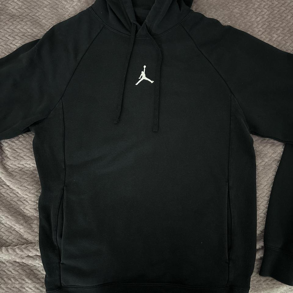 Jordan Black Hoodie With White F698